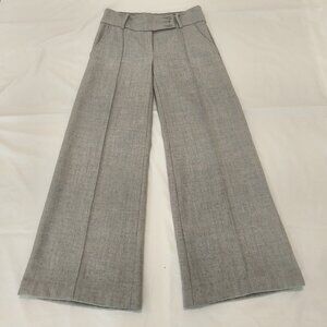 BCBG MaxAzria  gray wide leg career pants/trousers  size 2